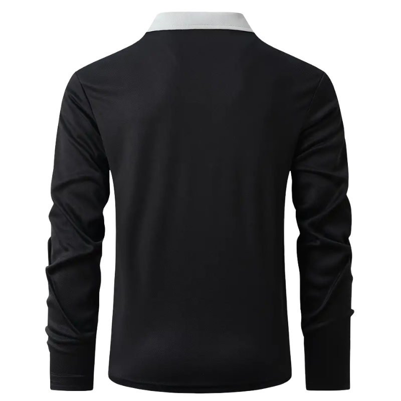 Men's Long Sleeve Collared T-Shirt