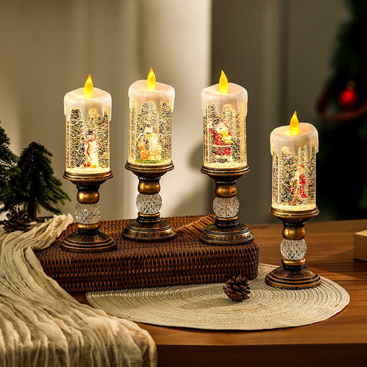 🎁Hot Promotion 50% Off🎅Christmas Candle Night Light🕯️