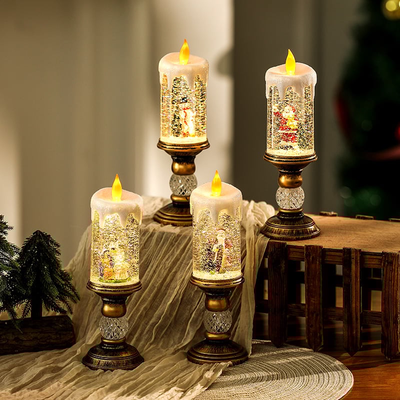🎁Hot Promotion 50% Off🎅Christmas Candle Night Light🕯️