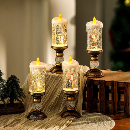 🎁Hot Promotion 50% Off🎅Christmas Candle Night Light🕯️