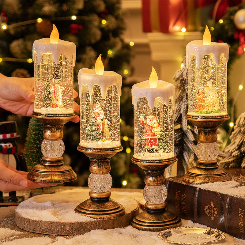 🎅Hot Promotion 49% Off🎅Christmas Candle Night Light🕯️