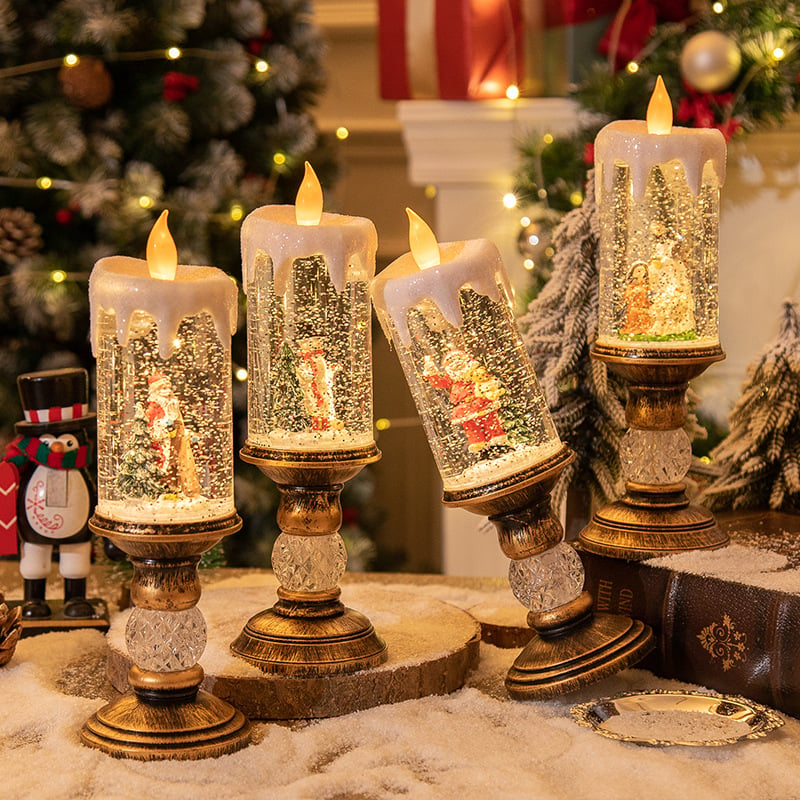 🎅Hot Promotion 49% Off🎅Christmas Candle Night Light🕯️