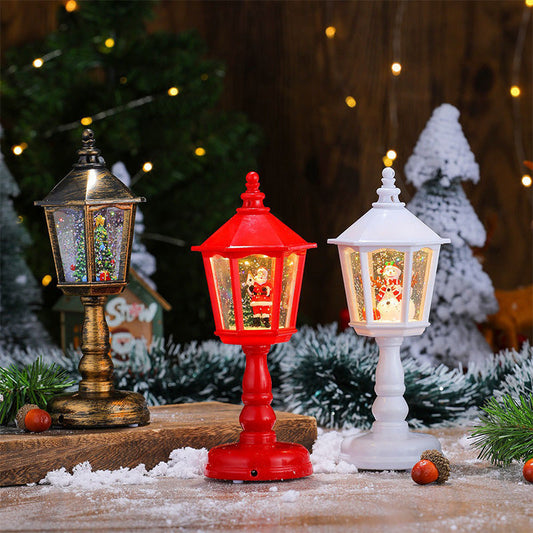 Christmas Luminous Snow Night Light with Music