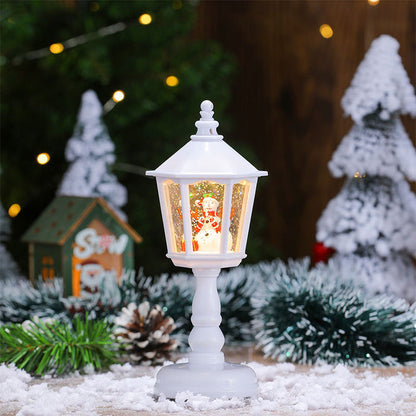 Christmas Luminous Snow Night Light with Music