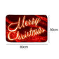Non-Slip Washable Christmas Red Floor Mat