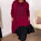 🔥Black Friday Sale 49% OFF🔥Women’s Trendy Casual Loose Fit Hooded Dress