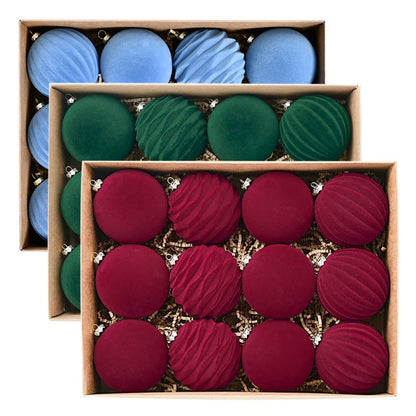 Vibrant 12 PCS Christmas Ball Ornament Set