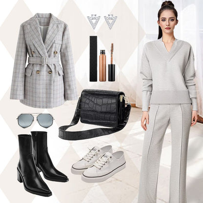 🔥Black Friday Sale 50% OFF 🔥Women's Casual Suit 2 Piece Set