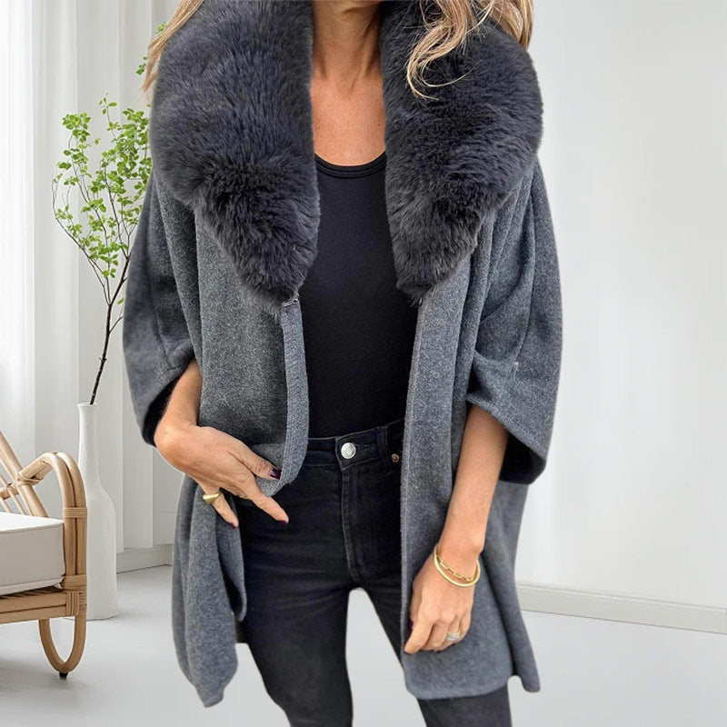 💖Limited Sale 50% OFF💖 Women's Faux Fur Collar Puffer Coat