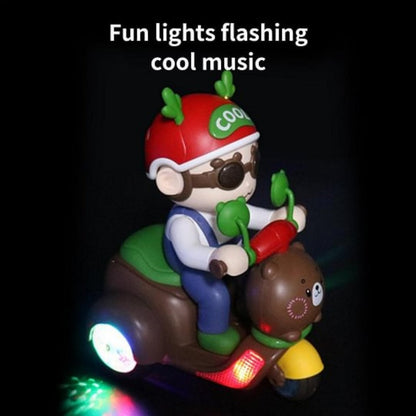 Musical Stunt Tricycle Toy with Led Lights