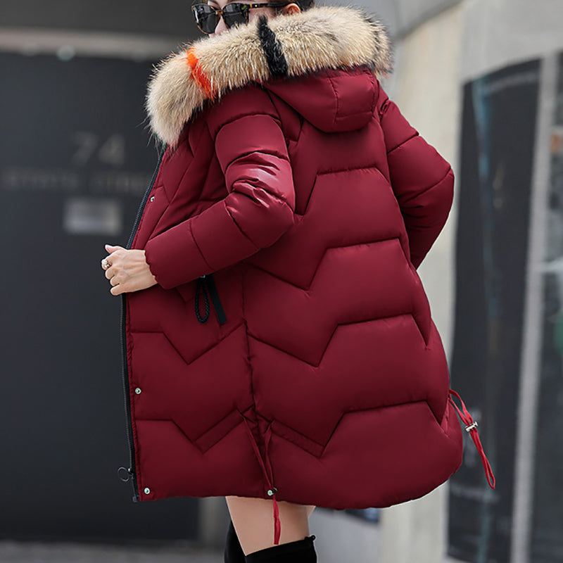 ❄️Winter Specials❄️ Women's Puffer Coat with Faux Fur Hood