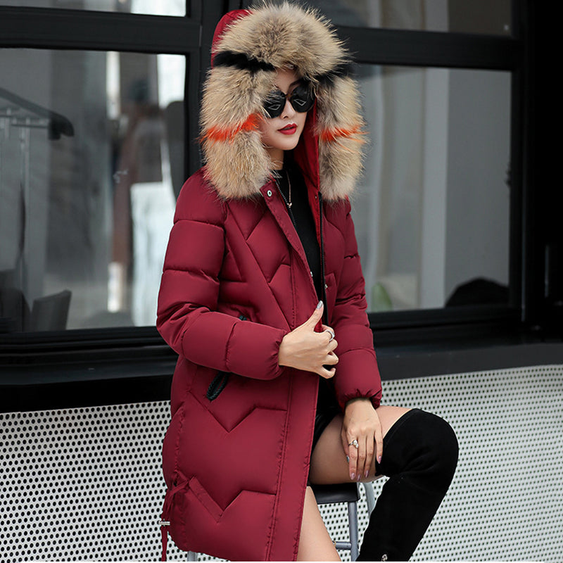 ❄️Winter Specials❄️ Women's Puffer Coat with Faux Fur Hood