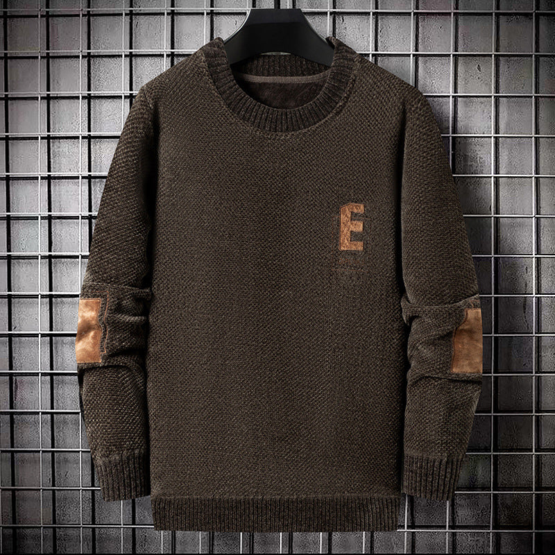 💥Hot Sale🌿Men's Pullover Sweater with Plush Lining