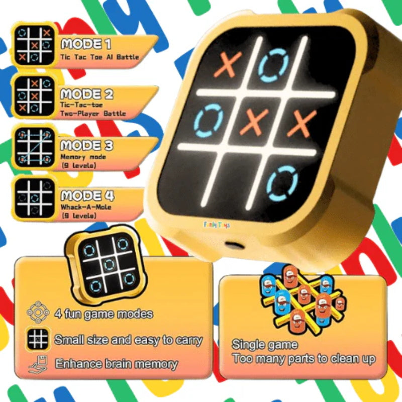 Portable Tic Tac Toe Puzzle Game