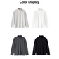 [Best Gift For Him] Men's Double-Sided Faux Velvet Half Turtleneck Bottoming Shirt