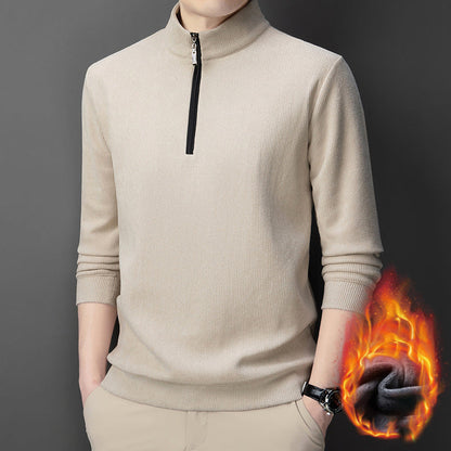 🔥50%OFF Christmas Sale🔥Men's Quarter Zip Pullover with Plush Lining - Buy 2 Get Free Shipping