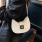 Women’s Quilted Dumpling Design Chain Crossbody Bag