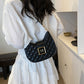 Women’s Quilted Dumpling Design Chain Crossbody Bag