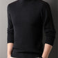Men's Warm Mock Neck Soft Knit Sweater
