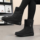Women’s Warm Snow Boots with Side Zipper