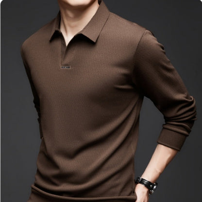 Men's Trendy Casual Long Sleeve Lapel Shirts