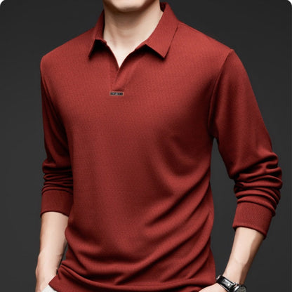 Men's Trendy Casual Long Sleeve Lapel Shirts