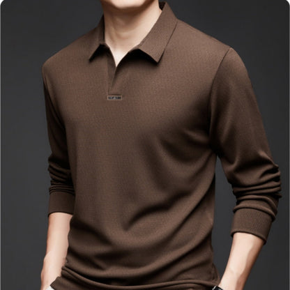 Men's Trendy Casual Long Sleeve Lapel Shirts