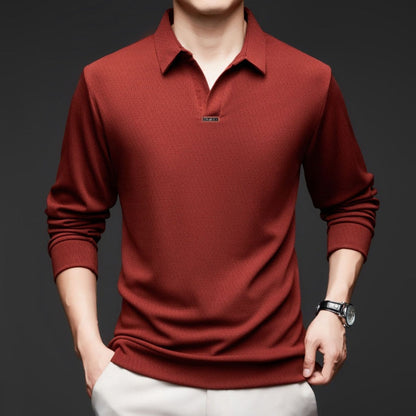 Men's Trendy Casual Long Sleeve Lapel Shirts