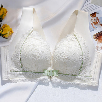 🔥HOT SALE🔥 Front-Clasp Lace Bra with Lift and Anti-Sagging Design