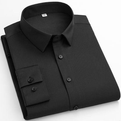 Men's High Stretch Ironing-free Business Shirt