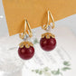 Sparkly Huggie Dangle Earrings for Women