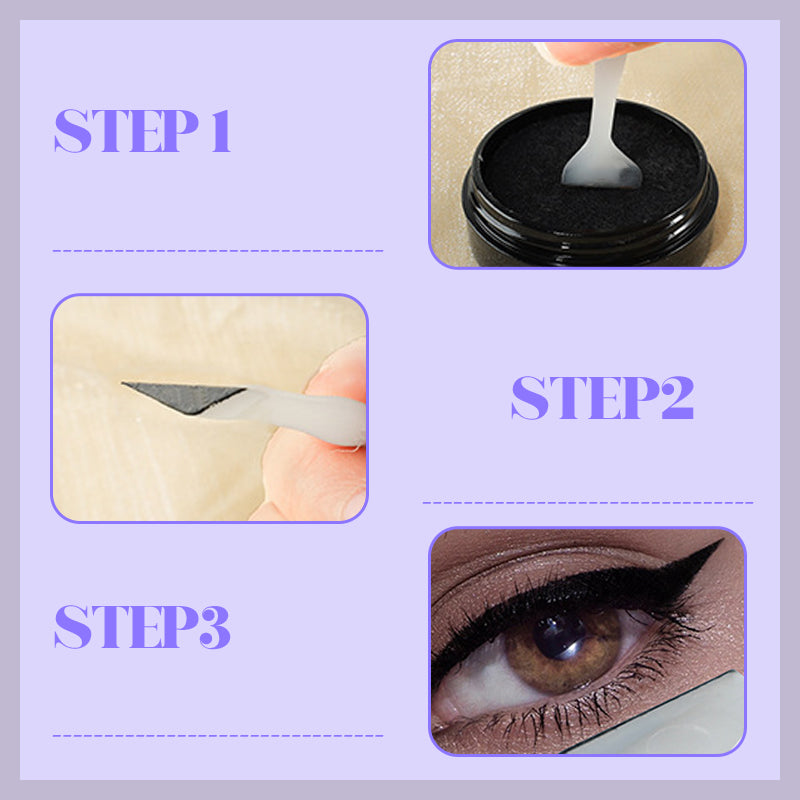 🤩Waterproof Silicone Winged Tip Eyeliner Stencils