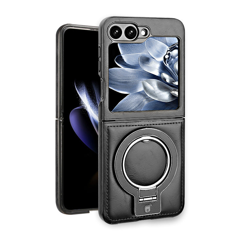 Premium PU Leather Magnetic Case with Stand for Samsung