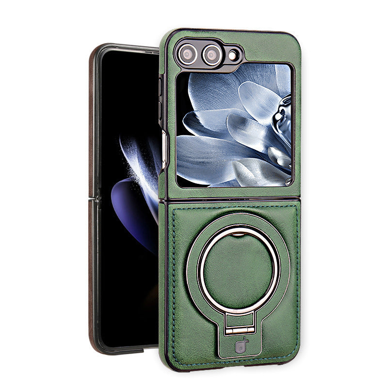 Premium PU Leather Magnetic Case with Stand for Samsung