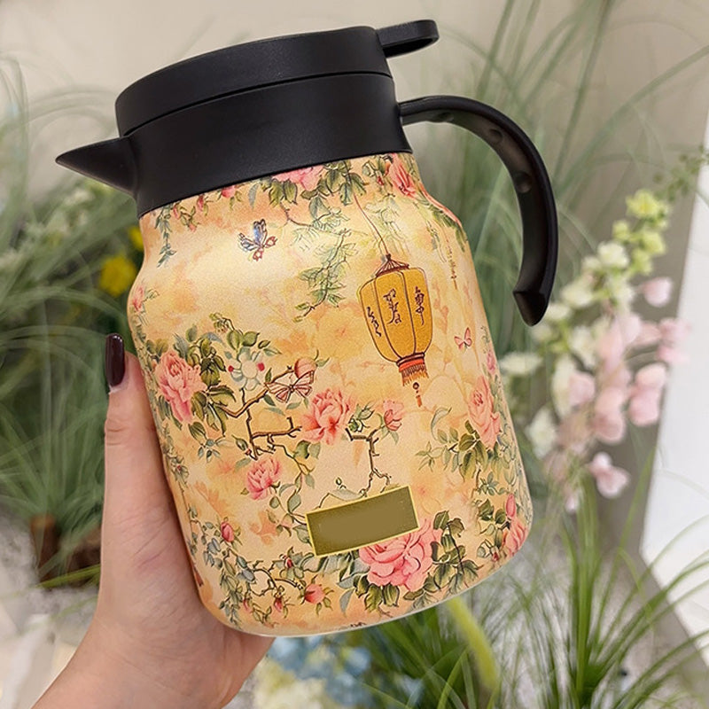 🔥🍵1000ml Vacuum Insulated Teapot with Strainer