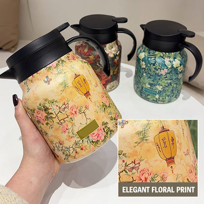 🔥🍵1000ml Vacuum Insulated Teapot with Strainer