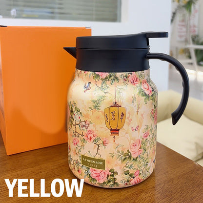 🔥🍵1000ml Vacuum Insulated Teapot with Strainer
