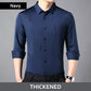2025👔Men's Stylish Thickened Seamless Lapel Shirt