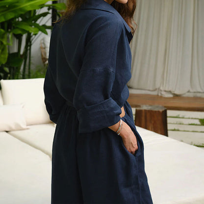 🔥2026 NEW SALES - 49% OFF🔥Women's Cotton-Linen Oversized Two-Piece Set