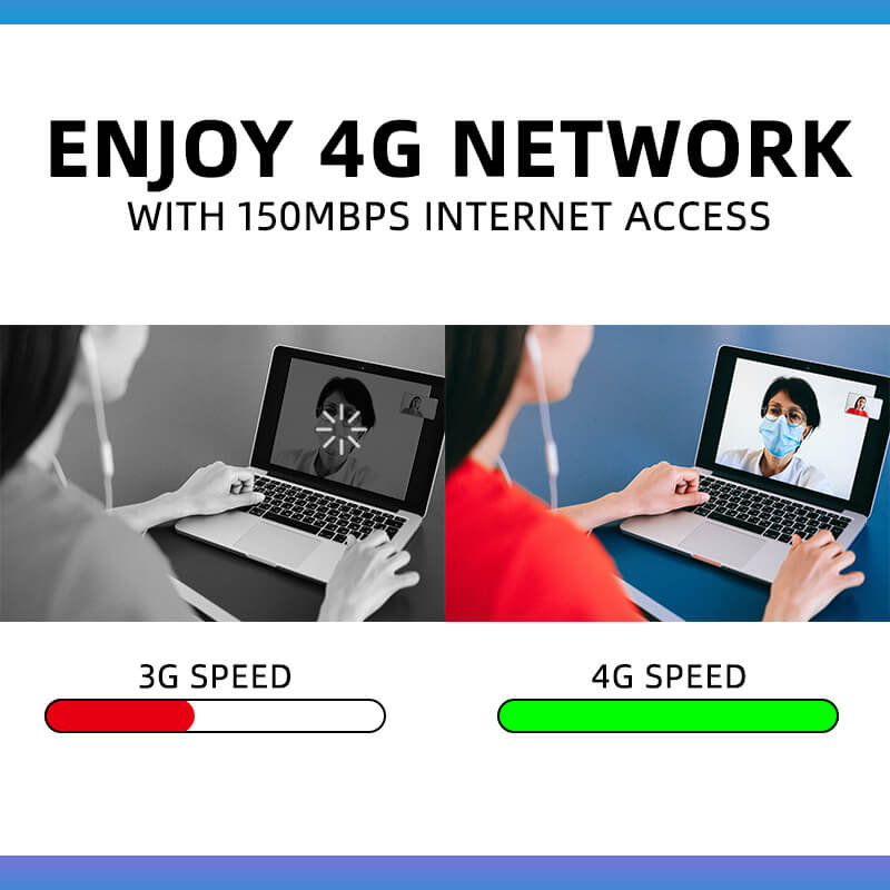 🎉LAST DAY SALE 60% OFF🔥4G LTE Router Wireless USB Mobile Broadband⚡ 150Mbps Wireless Network Card Adapter