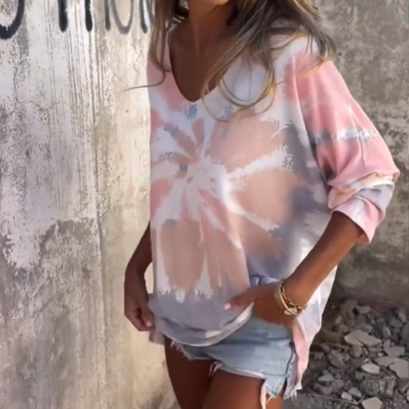 💥Hot Sales-49% OFF🌤️Women's Comfortable V-neck Casual Top