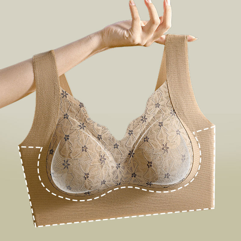 Buy 1 Get 1 Free 🔥 3D Lace Bra with Fixed Padding for Middle-Aged Women