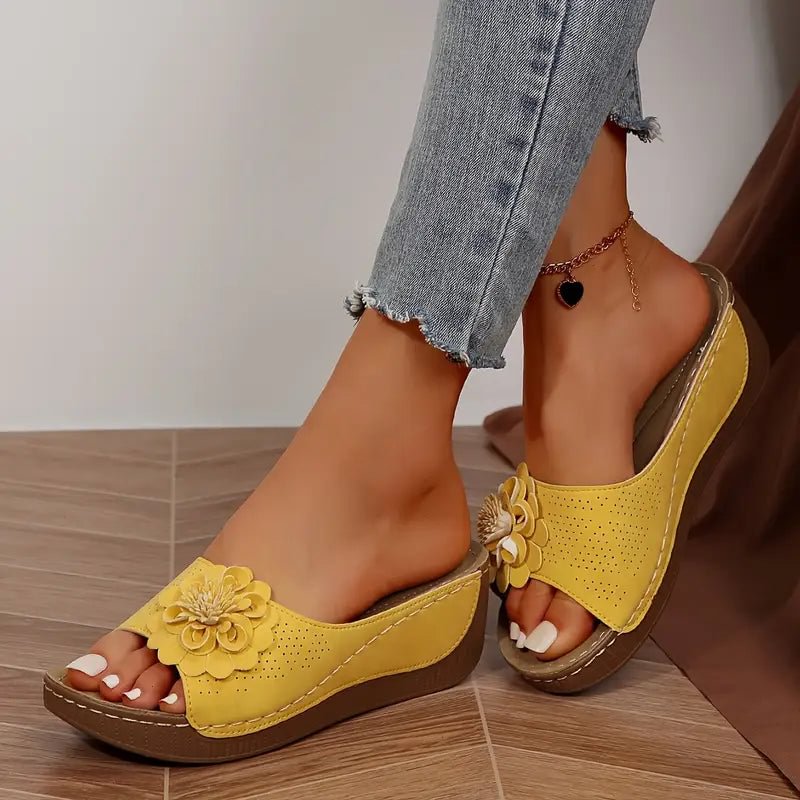 🌸Spring Specials🌸Women's Comfort Flower Slip-On Sandals
