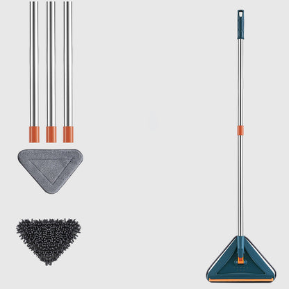 🔥Mother's Day Hot Sale 50% Off 💕 Multi-purpose Telescopic Pole 360° Rotatable Triangle Water Absorbing Dust Mop