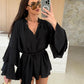 💝Limited Sale 50% OFF🔥Women's Solid Color Loose Mini Dress