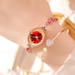 🎀⌚Womne's Colored Zircon Bracelet Watch