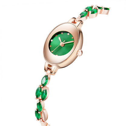 🎀⌚Womne's Colored Zircon Bracelet Watch