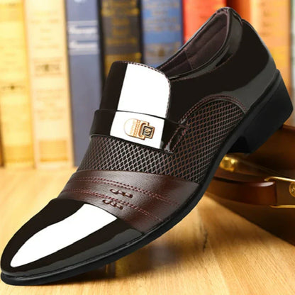 ☄️Spring Specials🎉 Men's Classic Non-Slip PU Leather Dress Shoes