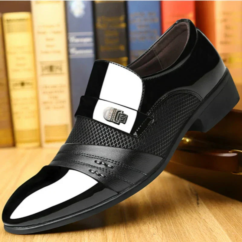 ☄️Spring Specials🎉 Men's Classic Non-Slip PU Leather Dress Shoes