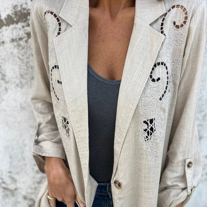 🌸Spring Specials💐 Women's Jacquard Lapel Collar Blazer Jacket